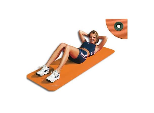 Profi-Gym-Matte med hull - Oransje 180 x 60 x 1,5 cm